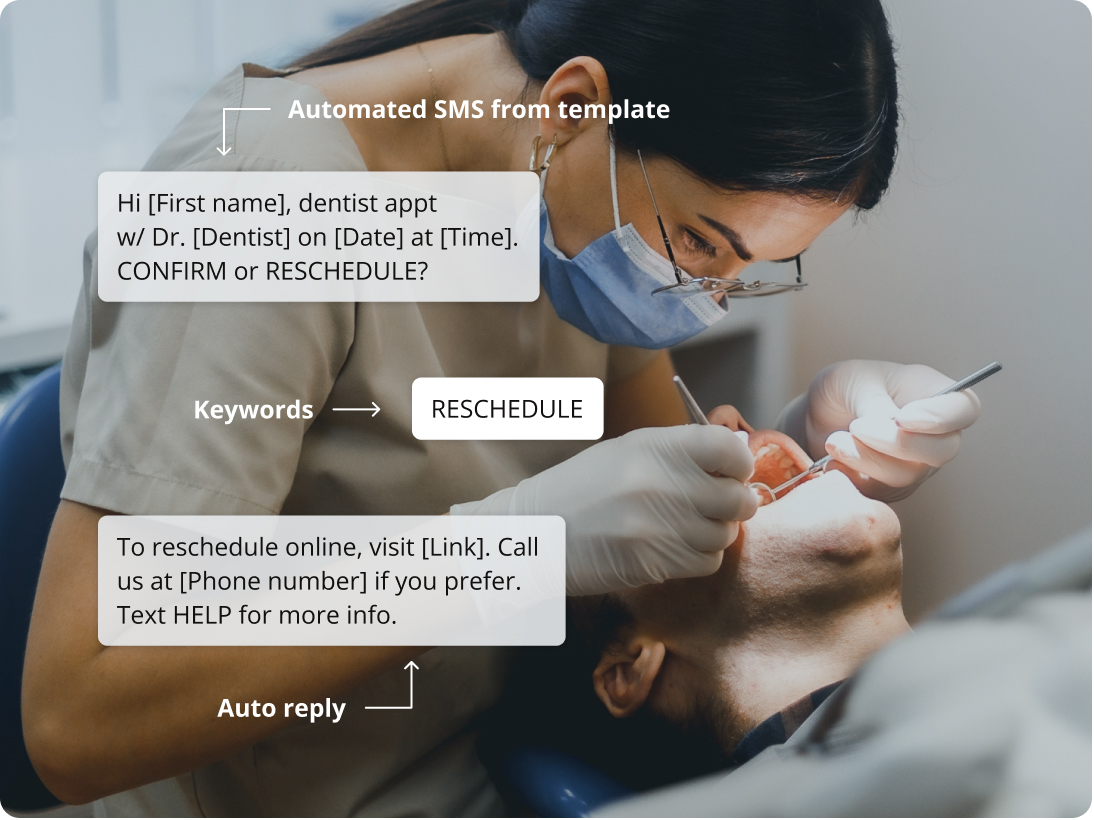 Dentist automated SMS