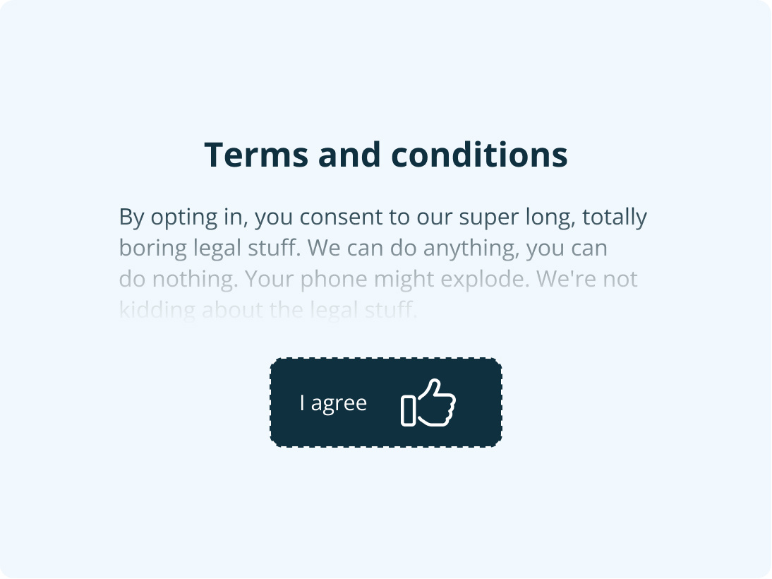 Terms and conditions