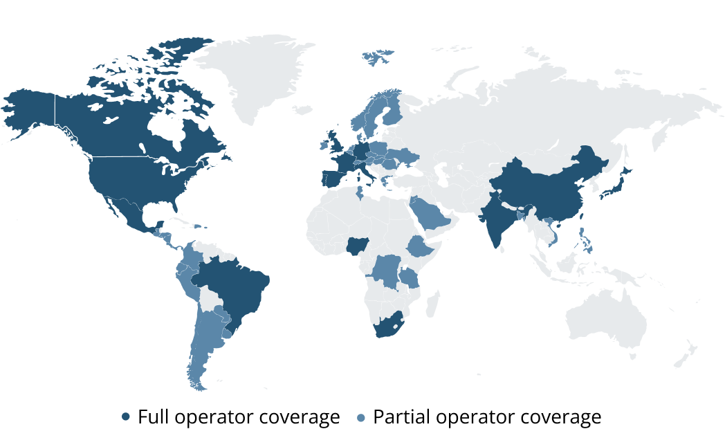 RCS world map 2024